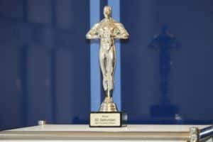 Der Oscar für die beste Kurzpräsentation im BNI Hannover Ferdinand Braun.