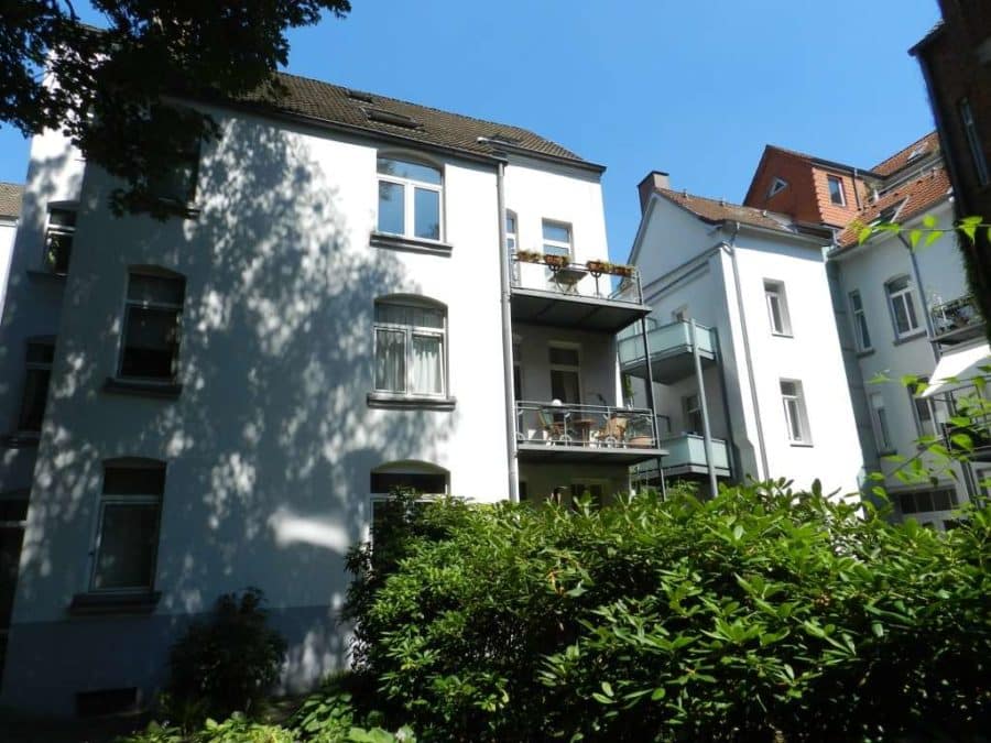 Hannover Oststadt: Herrliche 3 Zimmer Altbauwohnung in bester Lage. - Hofansicht