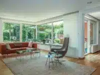 Wohnzimmer, Terrassentür