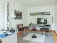 Blick in das Arbeitszimmer