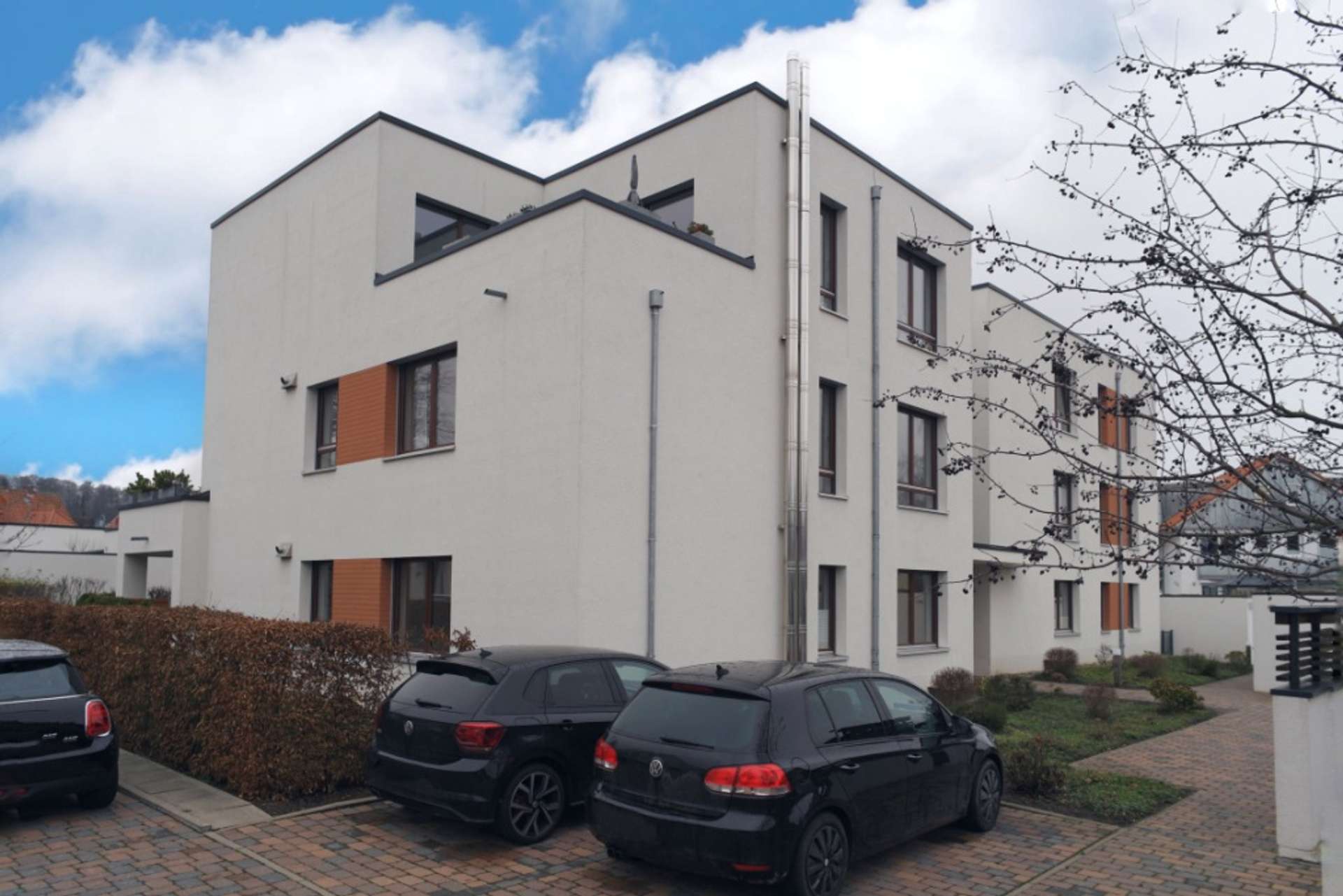 Gehrden: Moderne Terrassenwohnung in den Franzburger Höfen - Hausansicht