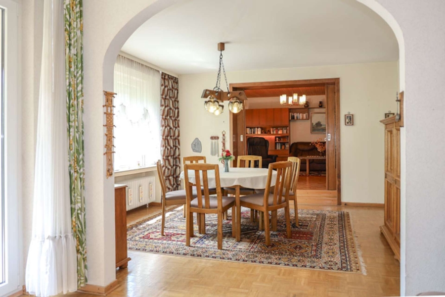 Blick ins Esszimmer