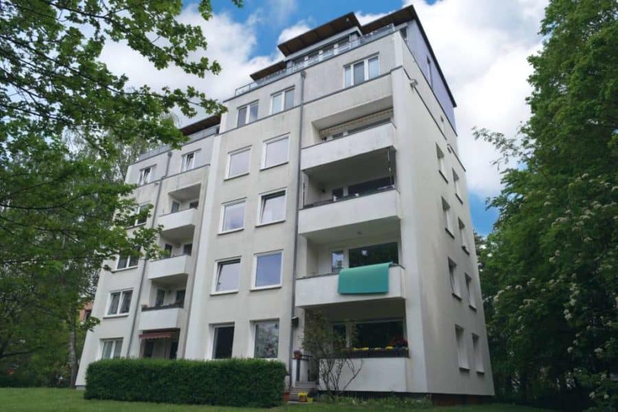 Frisch renovierte 3 Zi Wohnung in Hannover Bothfeld - Balkonansicht