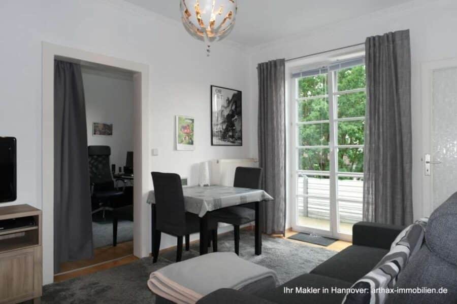 Gartenstadt Kreuzkampe: Vermietete 2 Zi Wohnung mit Balkon, Hannover List - Wohnen